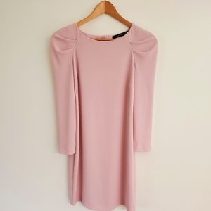 Zara dusty rose shift dress